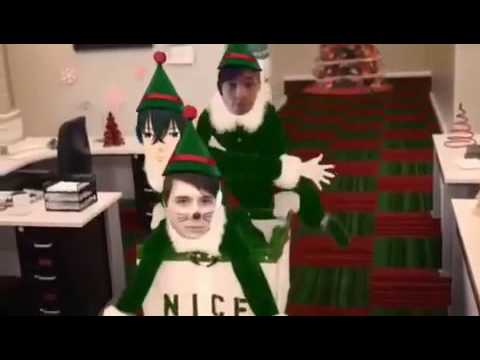 Elf yourself! Dan, Phil, Louise, Haru and PJ