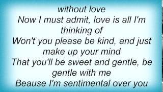 Ella Fitzgerald - I&#39;m Getting Sentimental Over You Lyrics