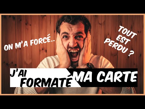 Comment RECUPÉRER des fichiers sur une CARTE FORMATÉE