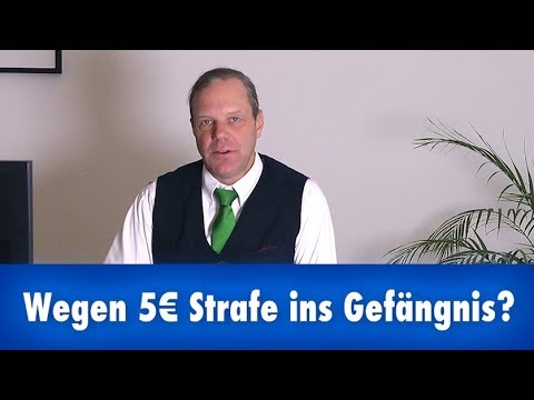 Erzwingungshaft wegen 5€ Geldbuße?