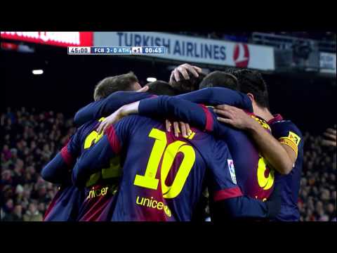 La Liga | Golazo de Adriano (3-0) en el FC Barcelona - Athletic Club | 01-12-2012 | J14