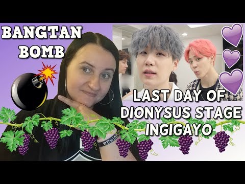 [BANGTAN BOMB] Last day of 'Dionysus' stage @ Ingigayo REACTION