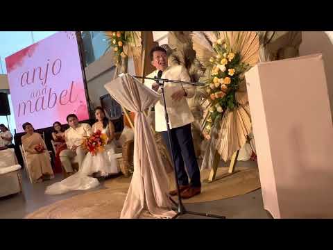 Preaching on Anjo and Mabel's Wedding by Baptist Pastor Ed Canlas.   10/28/22 The Emerald Antipolo