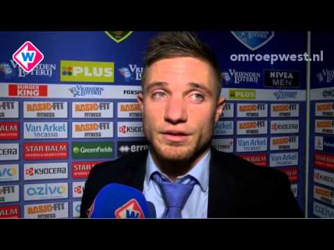 Reactie ADO-speler Aaron Meijers na de wedstrijd ADO Den Haag - Heracles Almelo