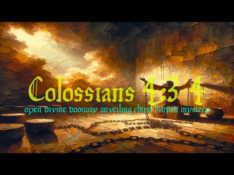 Colossians 4:3