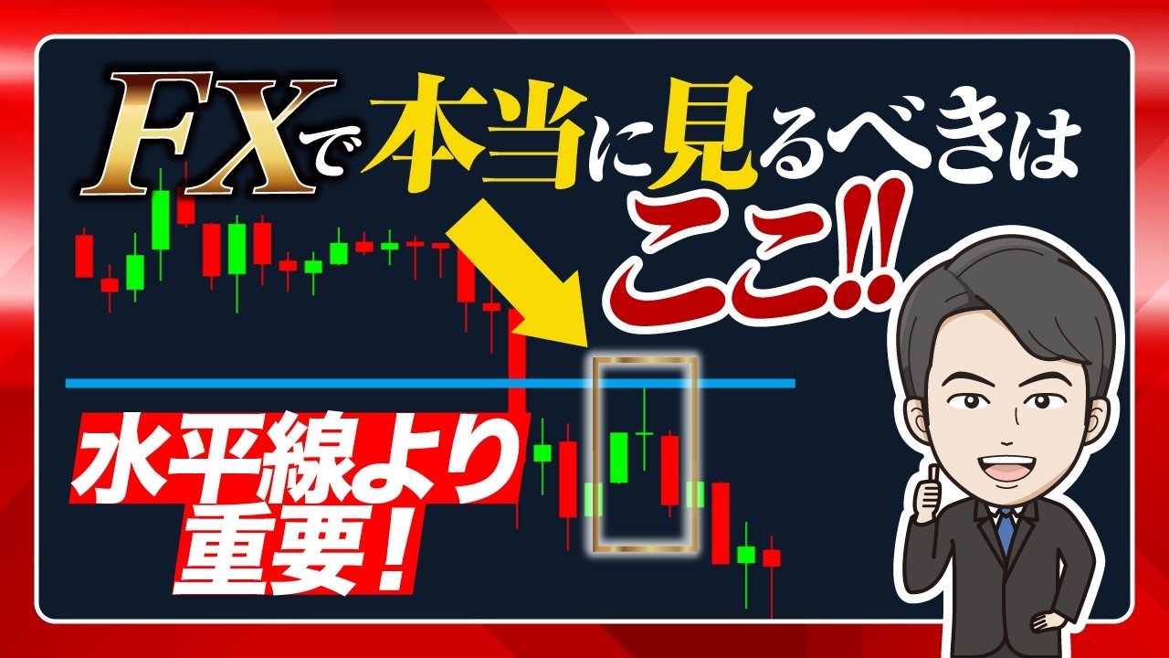 【9割が知らない】水平線“ここ”を見ないと機能しない｜プライスアクションの極意