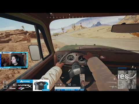 Shroud PUBG Solo on new map (Miramar) lit match | 10 Dec 17