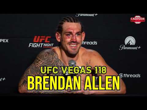Brendan Allen vs Sean Strickland full fight