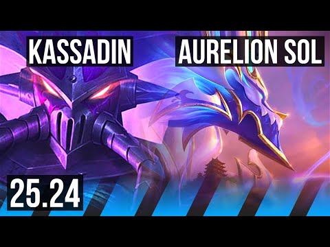 KASSADIN vs AURELION SOL (MID) | EUW Master | 25.24