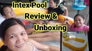 INTEX POOL SETUP AND REVIEW | INTEX POOL UNBOXING and SETUP INFLATABLE POOL | QUARANTINE LIFE