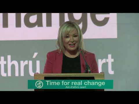 Michelle O'Neill slams Boris Johnson and the British government in major speech to party activists