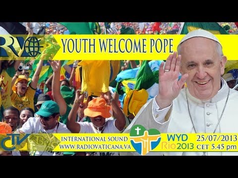 Fiesta de bienvenida de los jóvenes en Copacabana