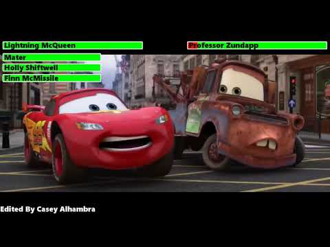 Cars 2 (2011) Final Battle with healthbars (10K Subscribers Special)