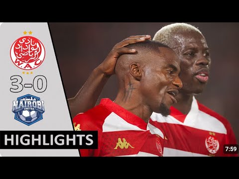 Wydad Casablanca Wac vs Nairobi United 3-0 Full Match Highlights & Goals - CAF Confederation Cup