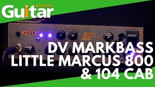 Video thumbnail for DV Markbass Little Marcus 800 and 104 Cab | Review by Guitar Interactive Magazine