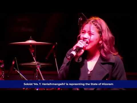 Soloist 'Ms. T. Vanlalhmangaihi' is represnting the State of Mizoram