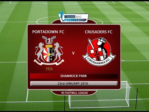 Portadown 0 - 1 Crusaders (DBP) 23-01-16