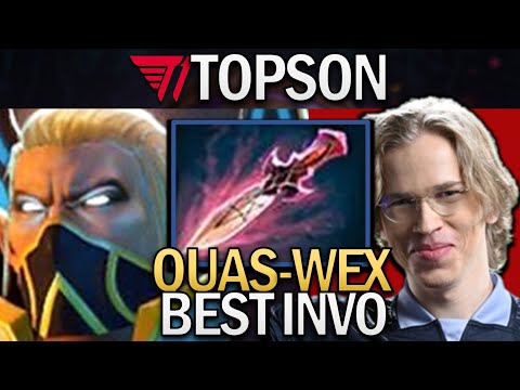 TI13 - Invoker Dota 2 7.32 Gameplay T1.Topson with Early Witch Blade and Quas-Wex - TI11