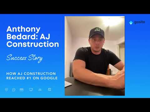AJ Construction - Customer Success Story  ( Anthony Bedard - Owner)