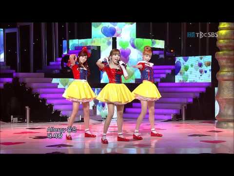 101121 인기가요 오렌지 캬라멜(Orange Caramel) - 아잉