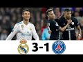 Real madrid vs PSG 3-1 2017/2018 All Goals & Full Match Highlights