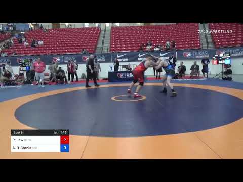 88 Lbs Rr Rnd 2 - Ryan A. Law, Hurricane Wrestling Academy Vs Anthony Brown-Garcia, 505 Wrestling