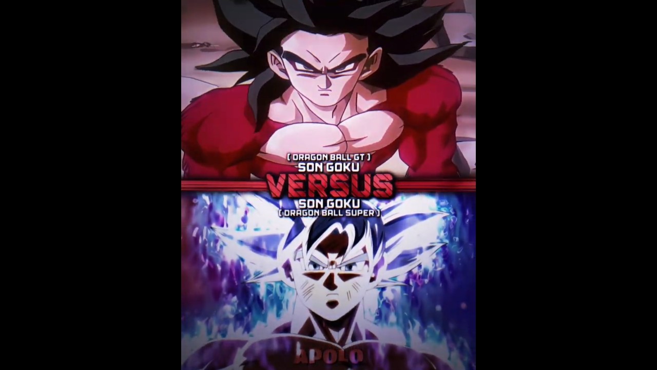 GT Goku vs Super Goku | DBGT vs DBS