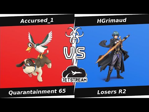 Quarantainment 65 Losers R2 - Accursed_1 (Duck Hunt) Vs HGrimaud (Byleth) - SSBU