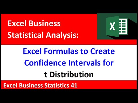 Excel Statistical Analysis 01 Data Statistics
