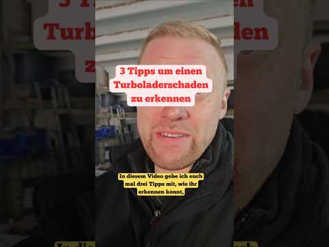 Turboschaden erkennen❓️🤔 #kfz #turbo #turbolader #schaden #auto #reparatur #tipps #tips #mechanic