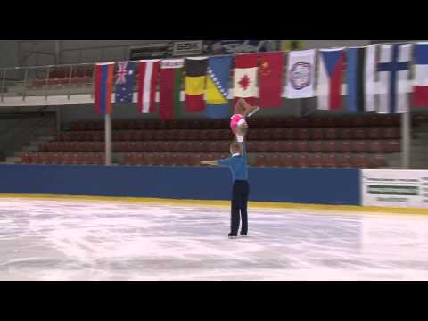 ISU JGP Volvo Cup 2011 - Junior Pairs Short Program - 1 - T. TUDVASEVA / S. LISIEV