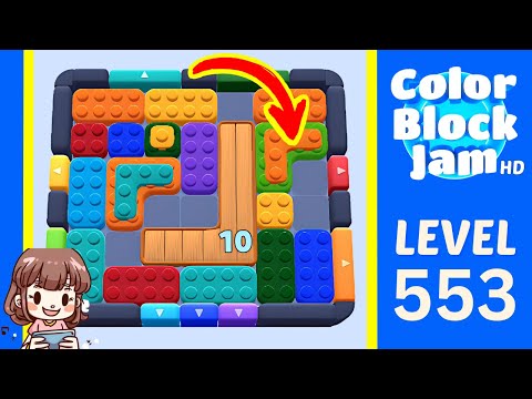 Color Block Jam Level 553 Solution Walkthrough