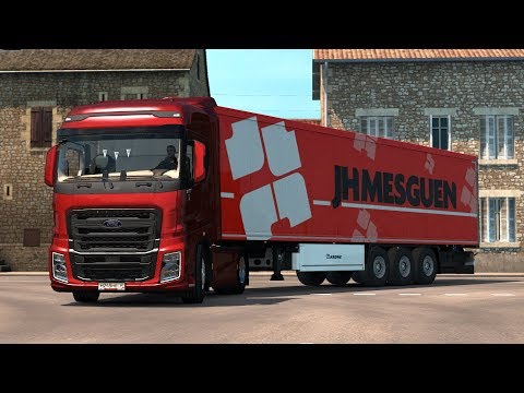 ETS 2 1.35 - ProMods 2.41 - Ford F-Max 500 - Trip: Lyon - Reims