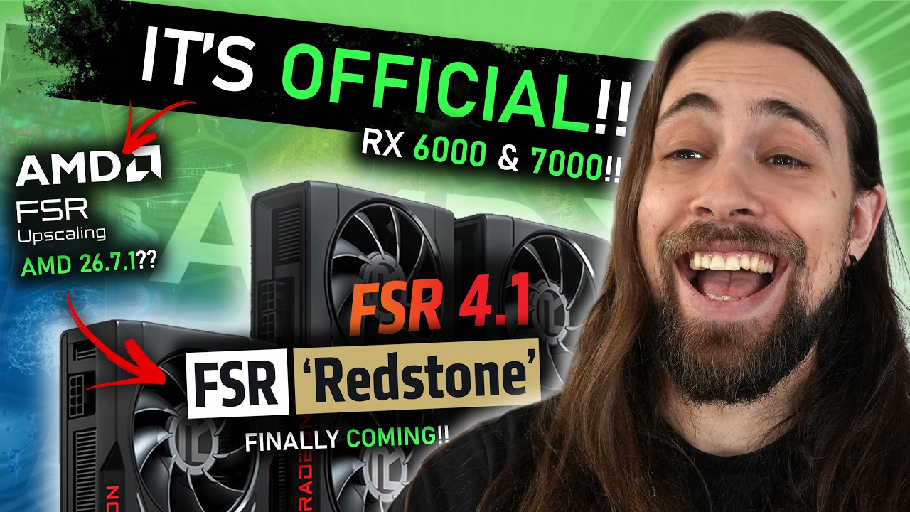 It is OFFICIAL!! FSR 4.1 coming for older AMD cards (RX 6000, RX 7000)!!