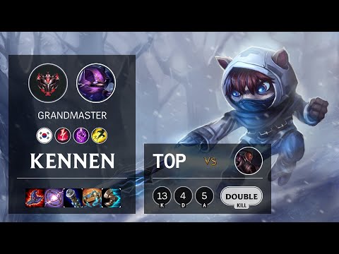 Kennen Top vs Lucian - KR Grandmaster Patch 10.15