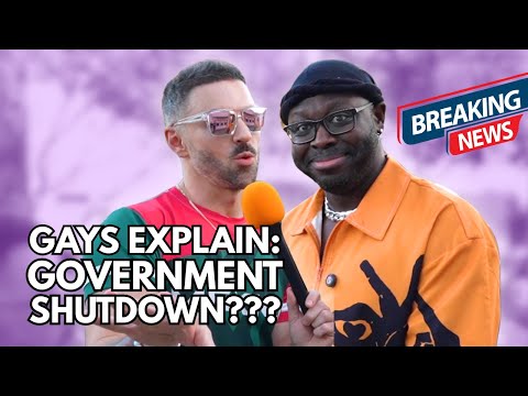 GAYS EXPLAIN: the Government Shutdown? | Bob the Drag Queen Asks with Matteo Lane