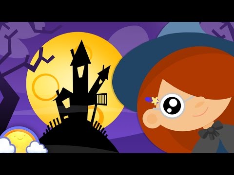 Five Little Witches | Halloween Nursery Rhymes for Children | CheeriToons