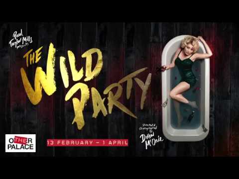 Behind-the-scenes style trailer frame suggesting staging and orchestration of The Wild Party