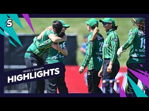 Low-scoring thriller in Napier! - Hinds v Brave | Super Smash 2025/26