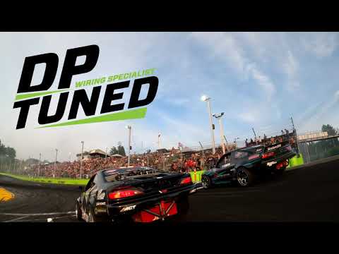 Team PLAGUE BIRDS : Kevin Morin chasing Mike Raiche - DMCC Drift Round 3 - Autodrome Chaudiere, Qc