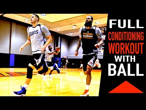 FREE 45 Minute Basketball Conditioning Workout with a BASKETBALL