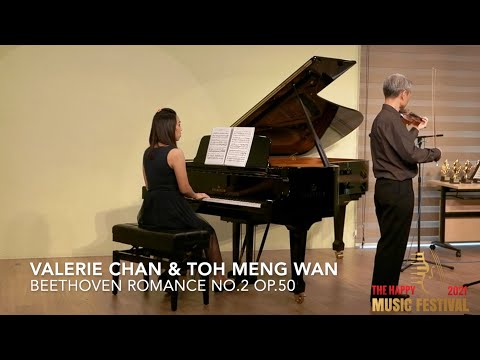 Beethoven Romance No.2 Op.50 by Valerie & Toh Meng Wan - The Happy Music Festival 2021 Live Concert