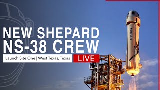 Blue Origin NS-38 Crew Launch from West Texas