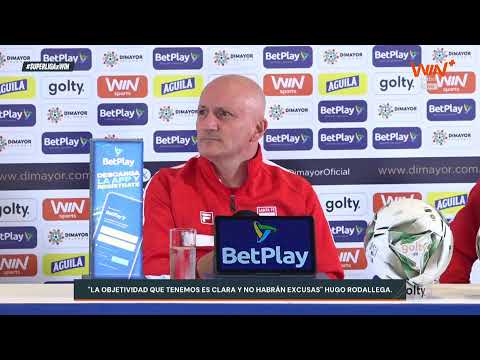 Rueda de prensa de Santa Fe previo al partido de la Superliga ida