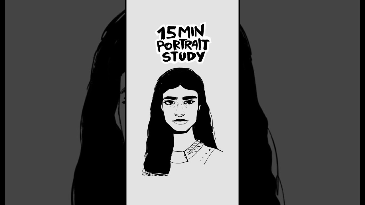 15 min portrait study speedpaint PT. 1