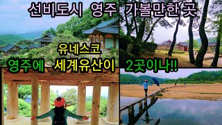 선비도시 영주 가볼만한 곳 - 유네스코 세계유산 부석사와 소수서원. 선비촌. 무섬마을