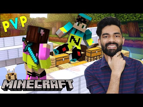 HOLY MINECRAFT CHAOS! Epic PvP with wife!