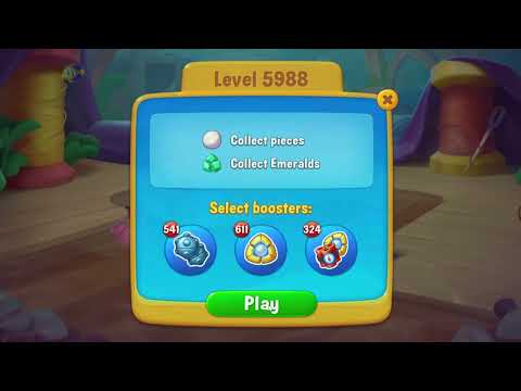 Fishdom 5988 Level - 18 moves - NO BooSTERS