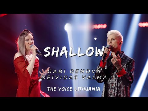 Gabi Genova x Deividas Valma - Shallow Duet | The Voice Lithuania | The Voice