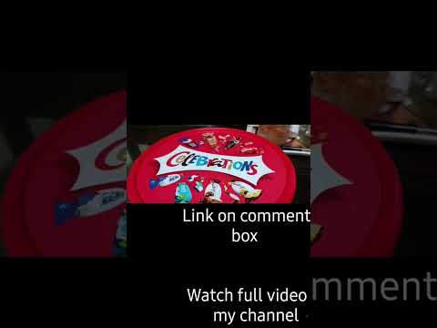 UNBOXING CELEBRATIONS CHOCOLATE BOX || BROLL || CADBURY CELEBRATIONS